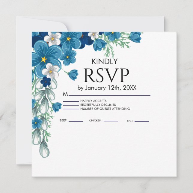 Create Your Own wedding rustic Flat Card (Front)
