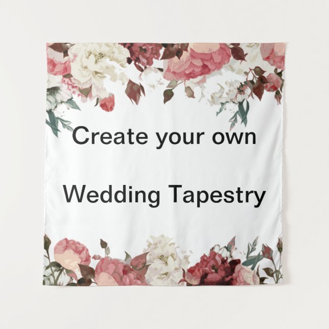 Create your own - Wedding Tapestry (Front)