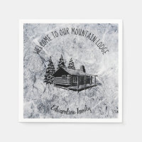 Create your own Welcome mountain family lodge rock