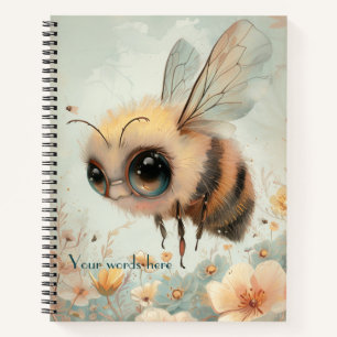 Create Your Own Whimsical Honey Bee Meadow Notebook