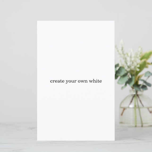 create your own white  (Standing Front)