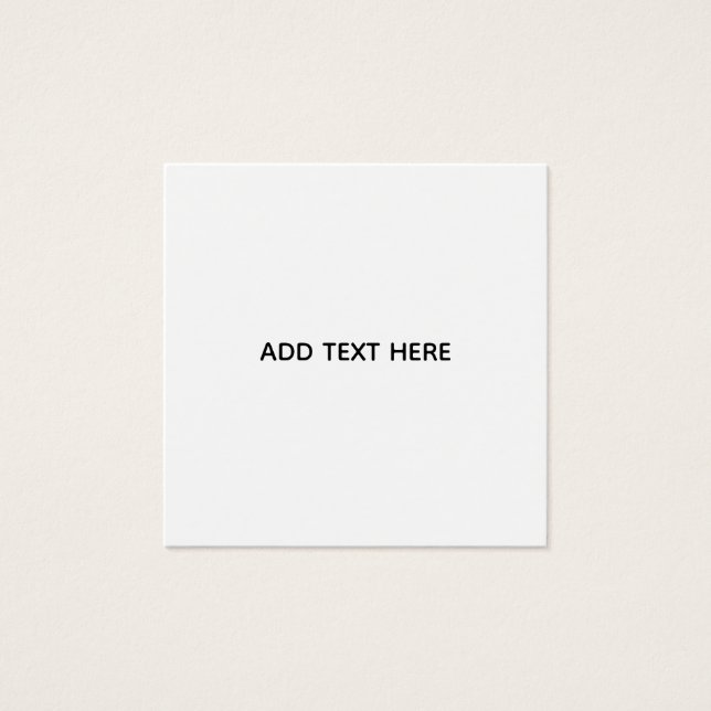 Create Your Own White  (Front)