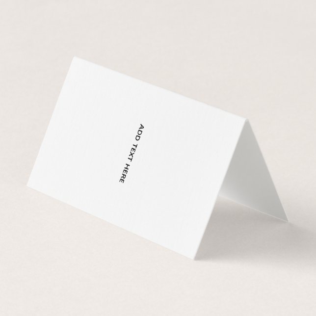 Create Your Own White  (Front)