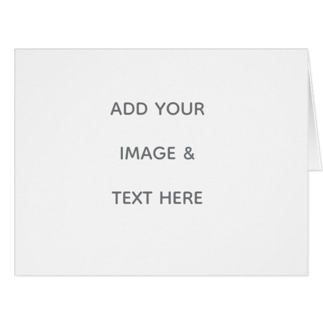 Create Your Own white  (Front Horizontal)