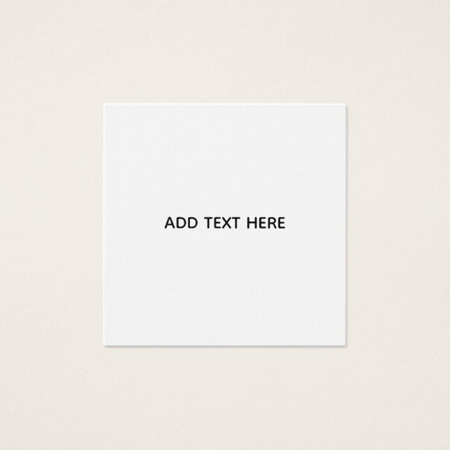 Create Your Own White  (Front)