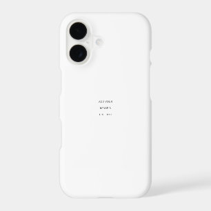 Create Your Own white