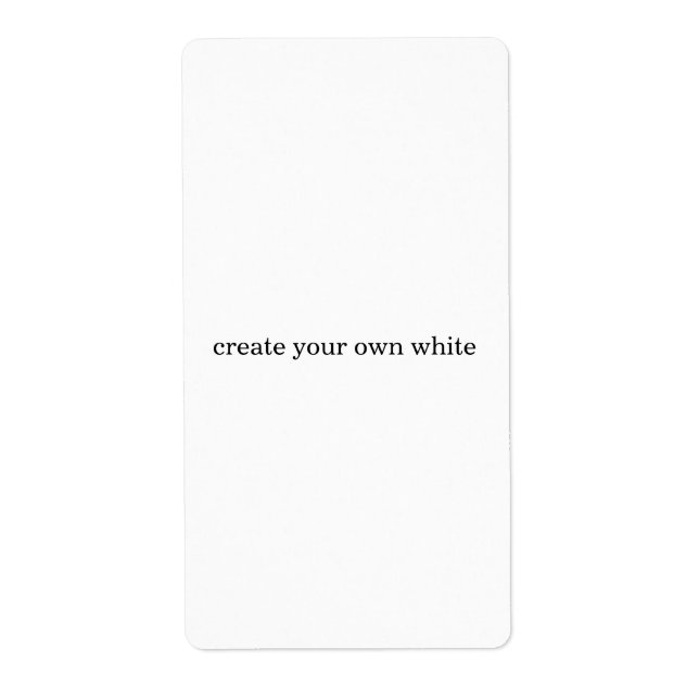 create your own white  (Front)