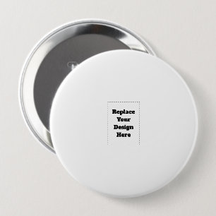 Create Your Own white  10 Cm Round Badge