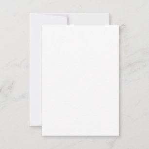 Create Your Own white 3.5" x 5" Response Card
