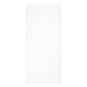 Create your own white 4" x 9" Rackcard Rack Card