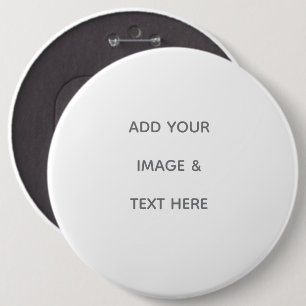 Create Your Own white  6 Cm Round Badge