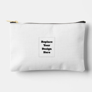 Create Your Own white Accessory Pouch