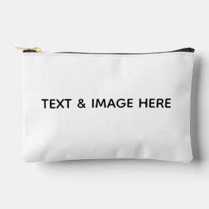Create Your Own white Accessory Pouch