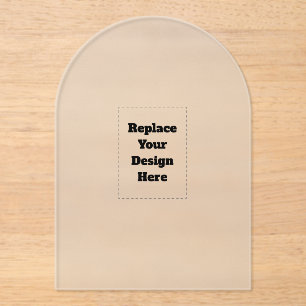 Create Your Own white  Acrylic Invitations