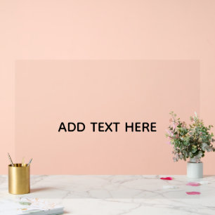 Create Your Own White Acrylic Sign