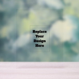 Create Your Own white  Acrylic Sign