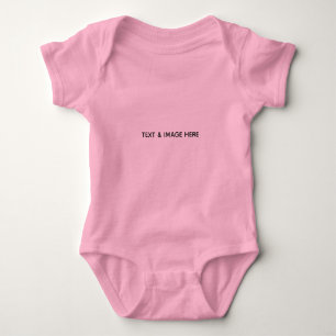 Create Your Own white Baby Bodysuit