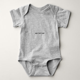Create Your Own White Baby Bodysuit