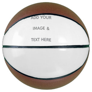 Create Your Own white  Basketball