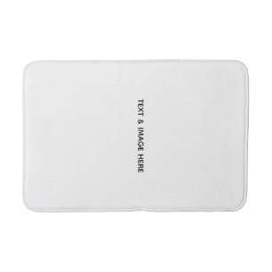 Create Your Own white Bath Mat