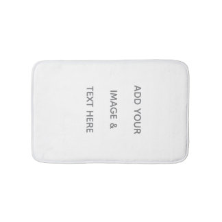 Create Your Own white Bath Mat