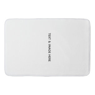 Create Your Own white Bath Mat