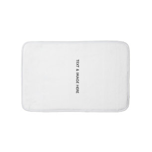 Create Your Own white Bath Mat