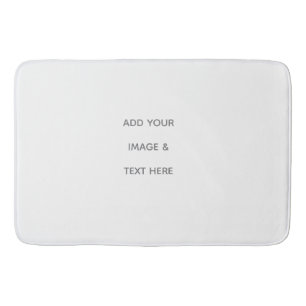 Create Your Own white Bath Mat