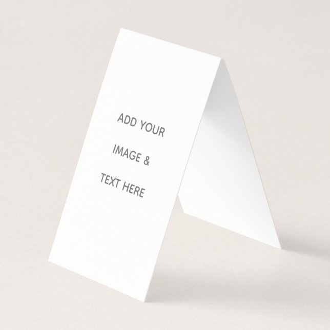 Create Your Own white  Business Card (Front)