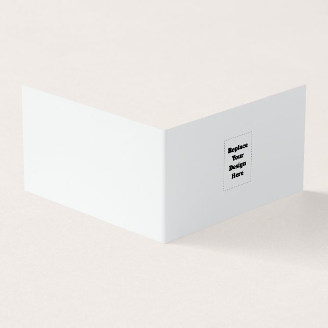 Create Your Own white  Business Card (Outside)