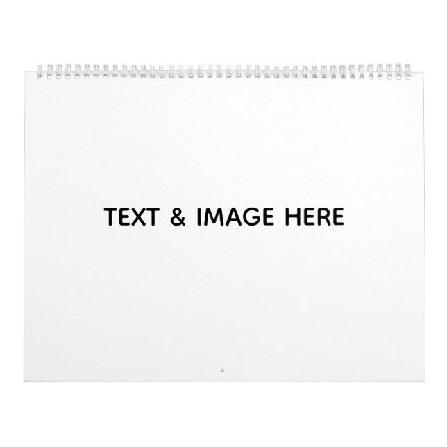 Create Your Own white Calendar (Cover)