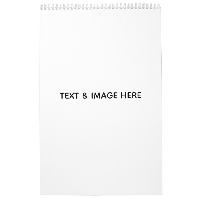 Create Your Own white Calendar (Cover)