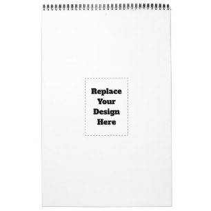 Create Your Own white Calendar