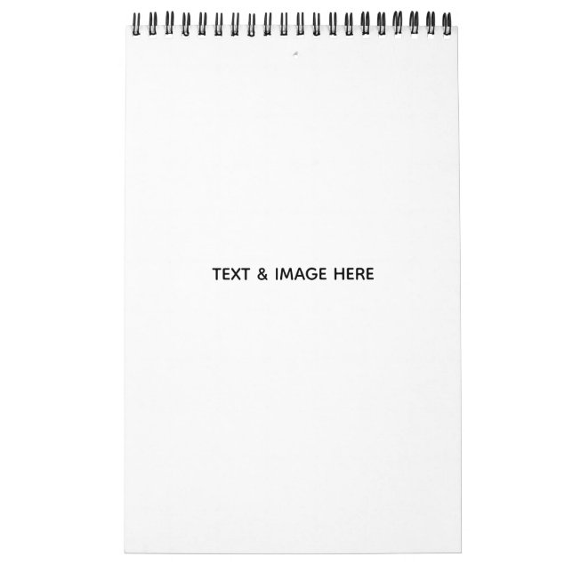 Create Your Own white Calendar (Cover)