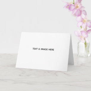 Create Your Own white Card