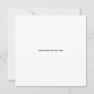 Create Your Own white Card