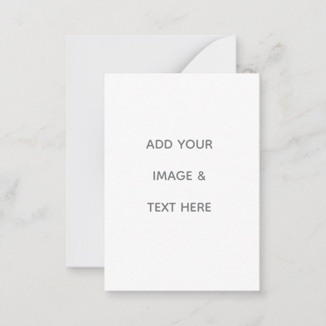Create Your Own white  Card (Front)
