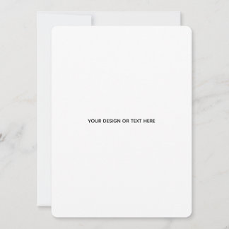 Create Your Own white Card