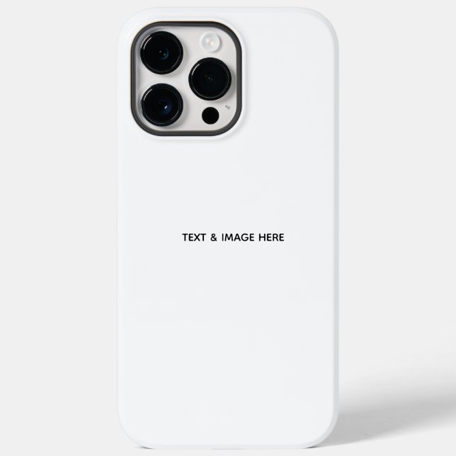 Create Your Own white Case-Mate iPhone Case (Back)