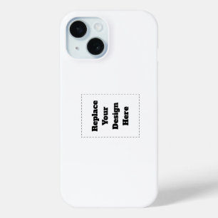 Create Your Own white  iPhone 15 Case
