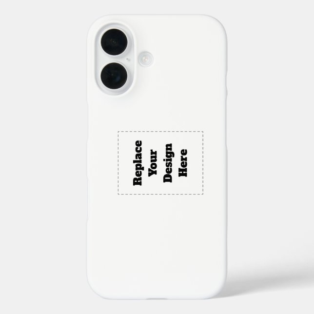 Create Your Own white  Case-Mate iPhone Case (Back)