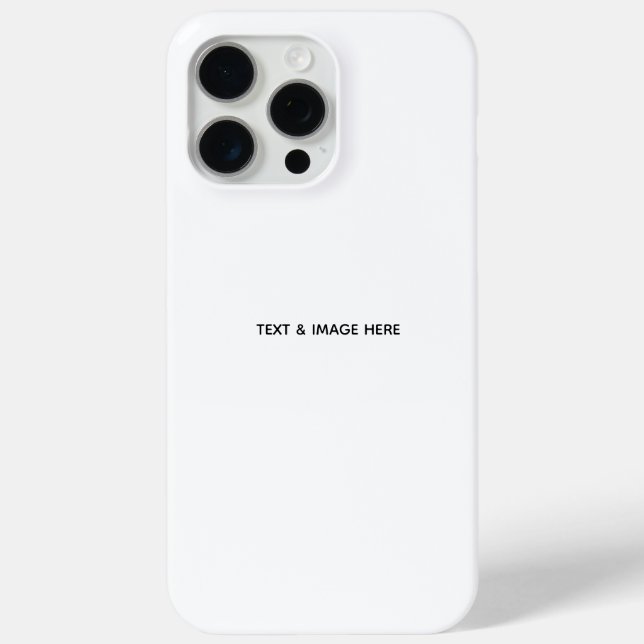 Create Your Own white Case-Mate iPhone Case (Back)