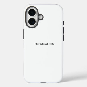 Create Your Own white iPhone 16 Case