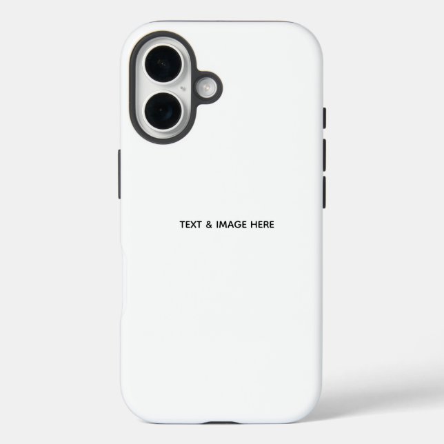 Create Your Own white Case-Mate iPhone Case (Back)