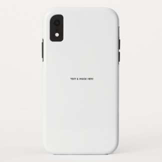 Create Your Own white iPhone XR Case