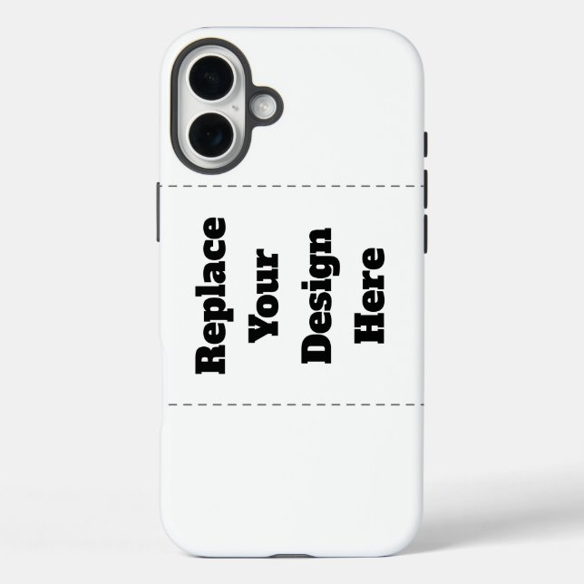 Create Your Own white  Case-Mate iPhone Case (Back)