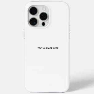 Create Your Own white iPhone 15 Pro Max Case