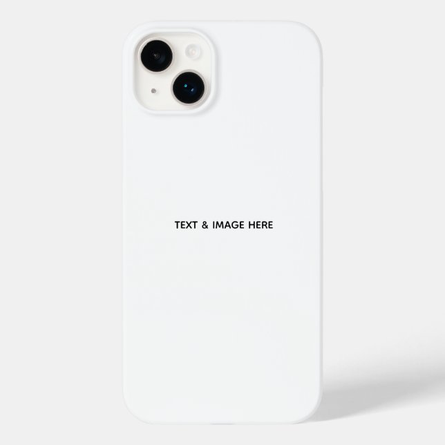 Create Your Own white Case-Mate iPhone Case (Back)