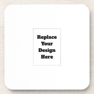 Create Your Own white Coaster