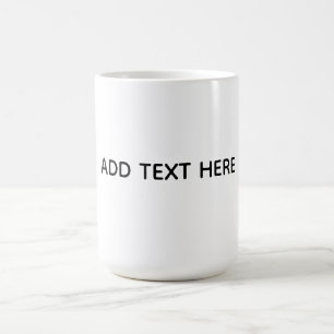 Create Your Own White Coffee Mug
